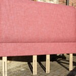 Pink headboard
