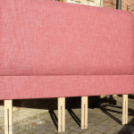 Pink headboard