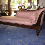 Pink chaise lounge
